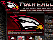 Tablet Screenshot of polkeagles.com